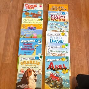 Lot of 12 Colorful Early Reader Children’s Books (Level 1)